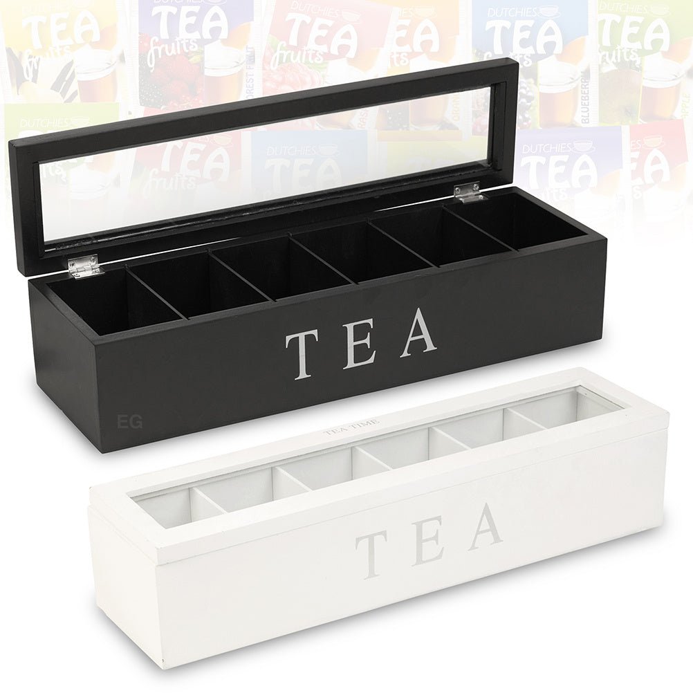 Wooden Tea Storage Box Coffee Tea Bag Storage Box Sugar Packet Storage Box Home Storage Container